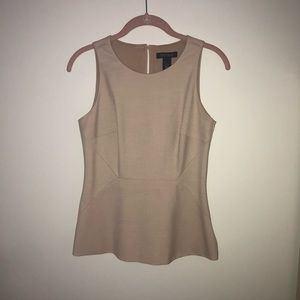 White House Black Market Tan Tank Top
